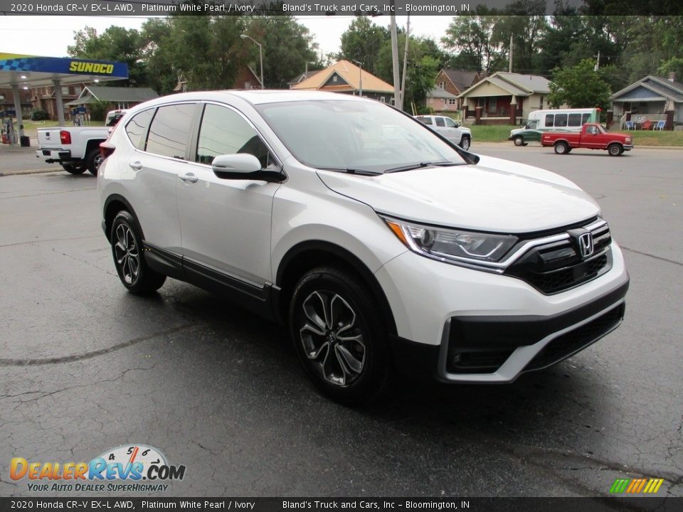 2020 Honda CR-V EX-L AWD Platinum White Pearl / Ivory Photo #5