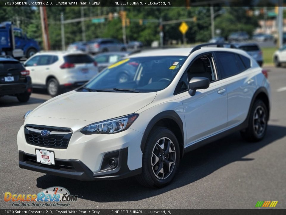 2020 Subaru Crosstrek 2.0 Crystal White Pearl / Gray Photo #1