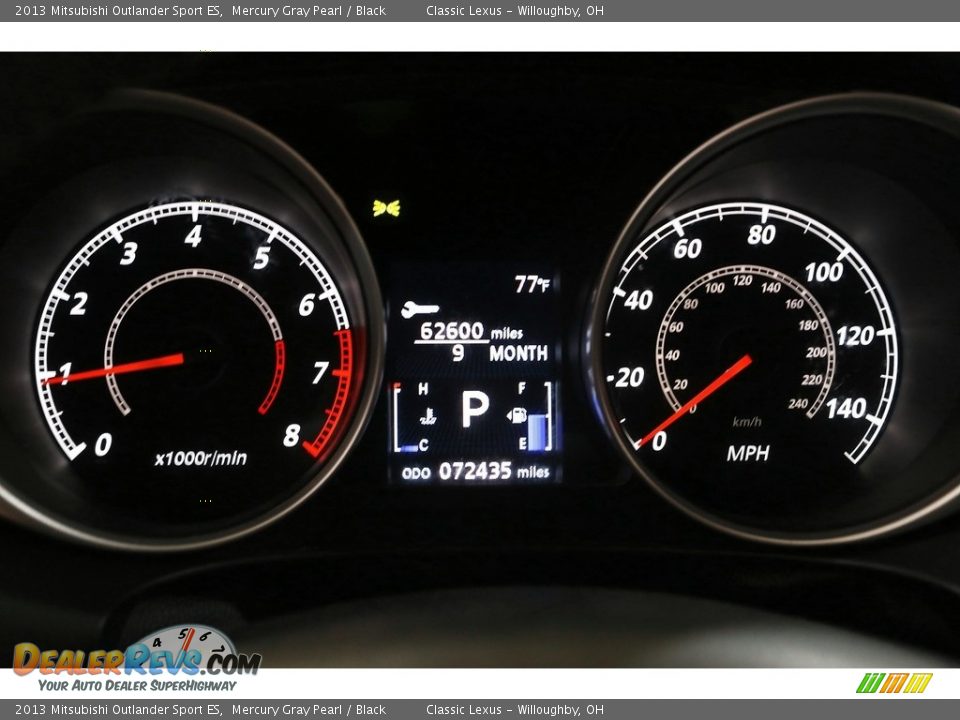 2013 Mitsubishi Outlander Sport ES Gauges Photo #8