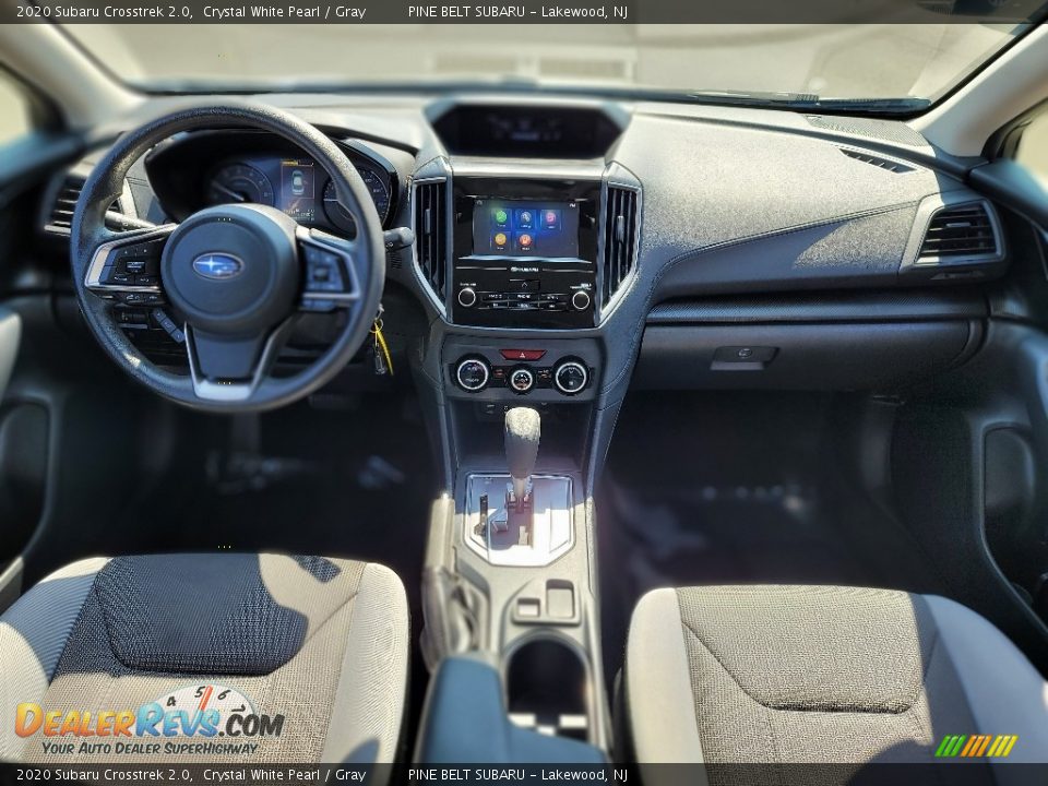 2020 Subaru Crosstrek 2.0 Crystal White Pearl / Gray Photo #6