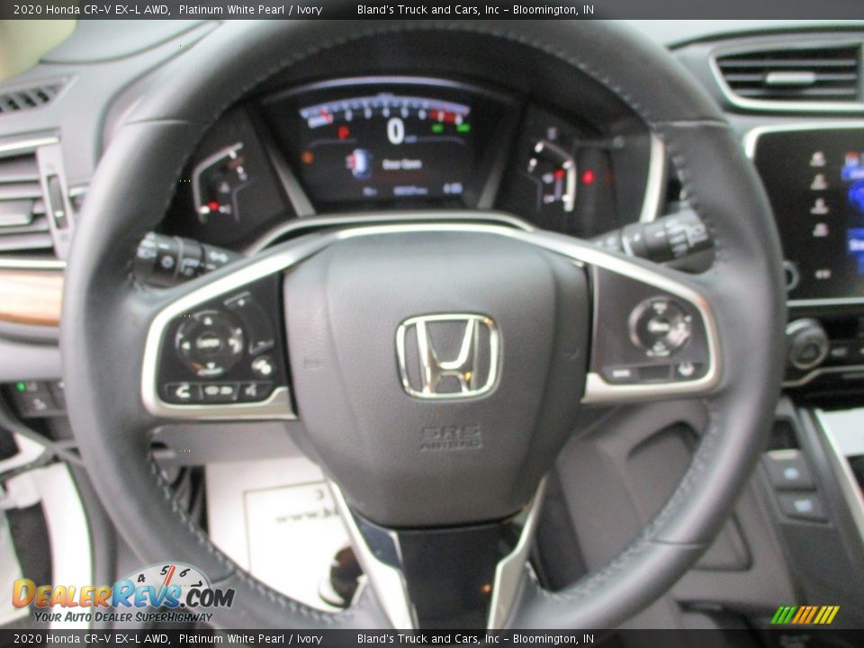 2020 Honda CR-V EX-L AWD Platinum White Pearl / Ivory Photo #12