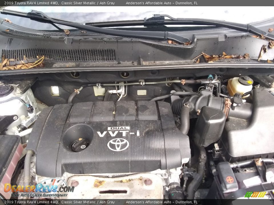 2009 Toyota RAV4 Limited 4WD Classic Silver Metallic / Ash Gray Photo #23