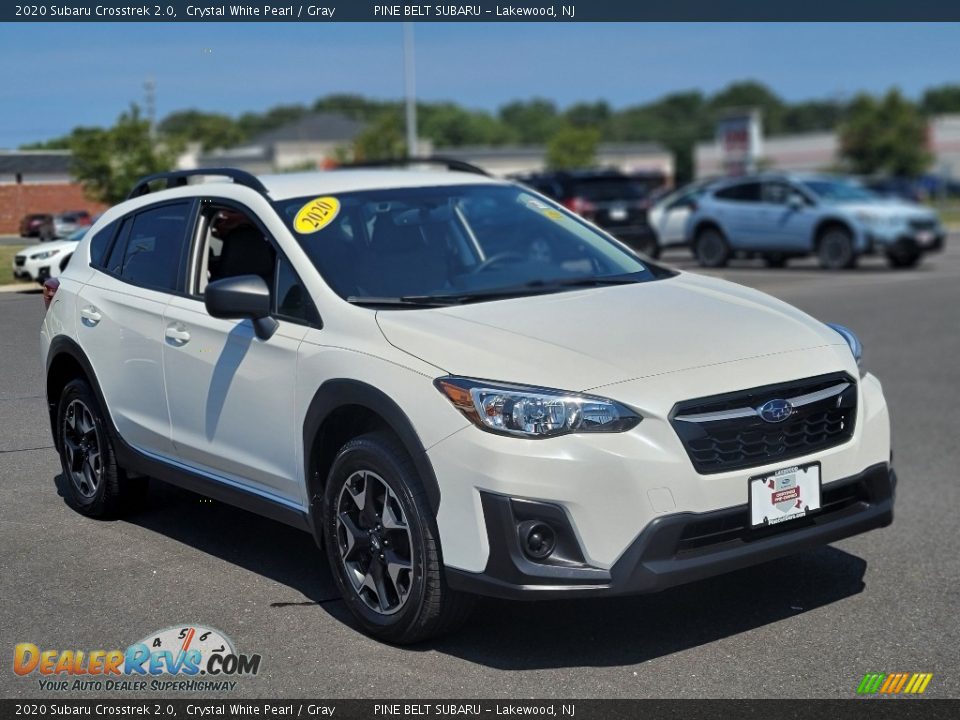 2020 Subaru Crosstrek 2.0 Crystal White Pearl / Gray Photo #12