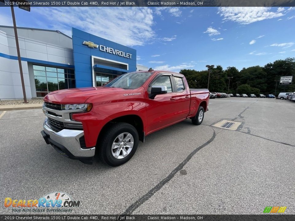 2019 Chevrolet Silverado 1500 LT Double Cab 4WD Red Hot / Jet Black Photo #1
