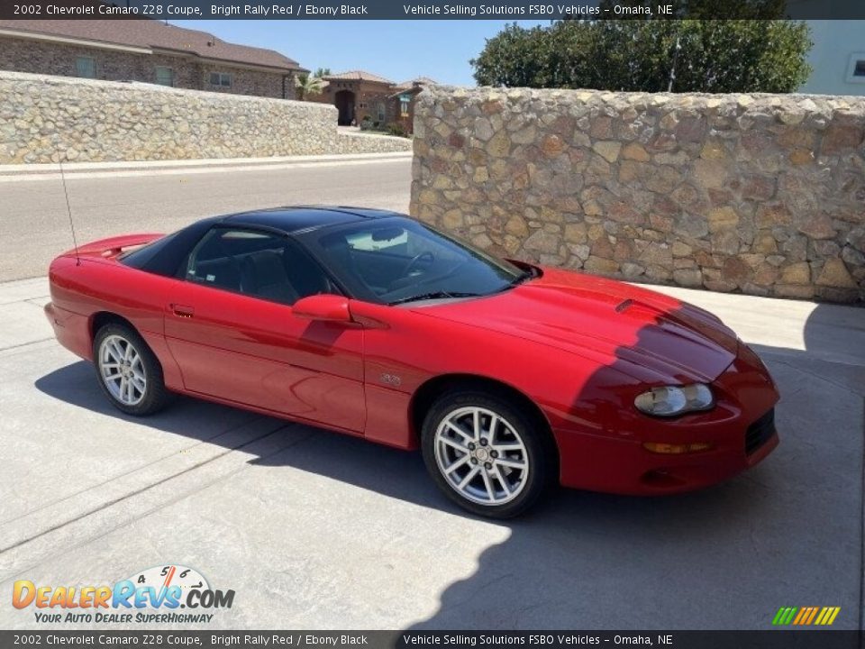 2002 Chevrolet Camaro Z28 Coupe Bright Rally Red / Ebony Black Photo #6