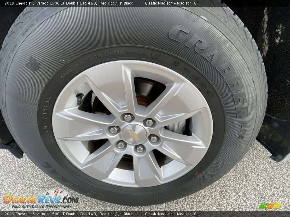 2019 Chevrolet Silverado 1500 LT Double Cab 4WD Red Hot / Jet Black Photo #5