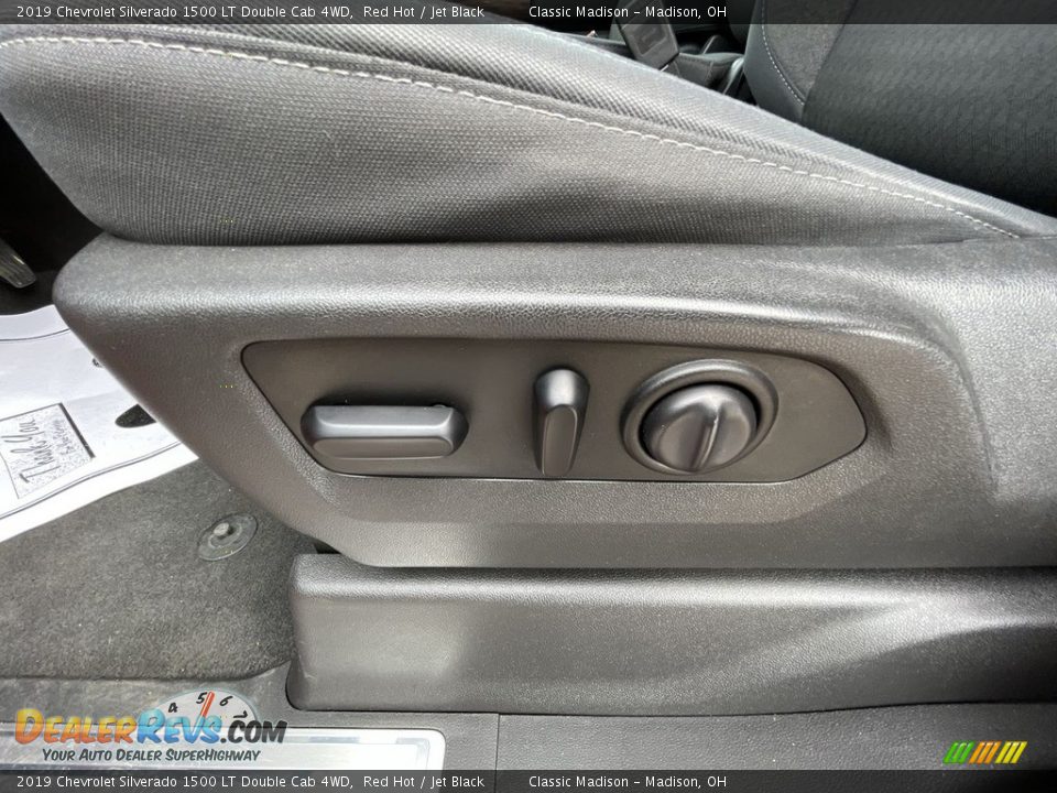 2019 Chevrolet Silverado 1500 LT Double Cab 4WD Red Hot / Jet Black Photo #7