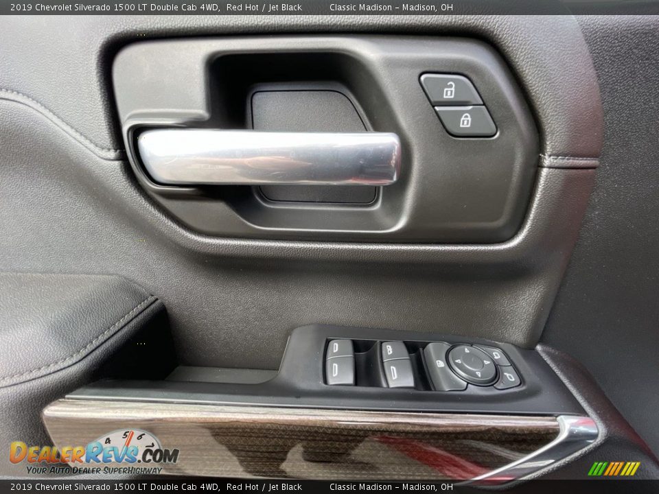 2019 Chevrolet Silverado 1500 LT Double Cab 4WD Red Hot / Jet Black Photo #8