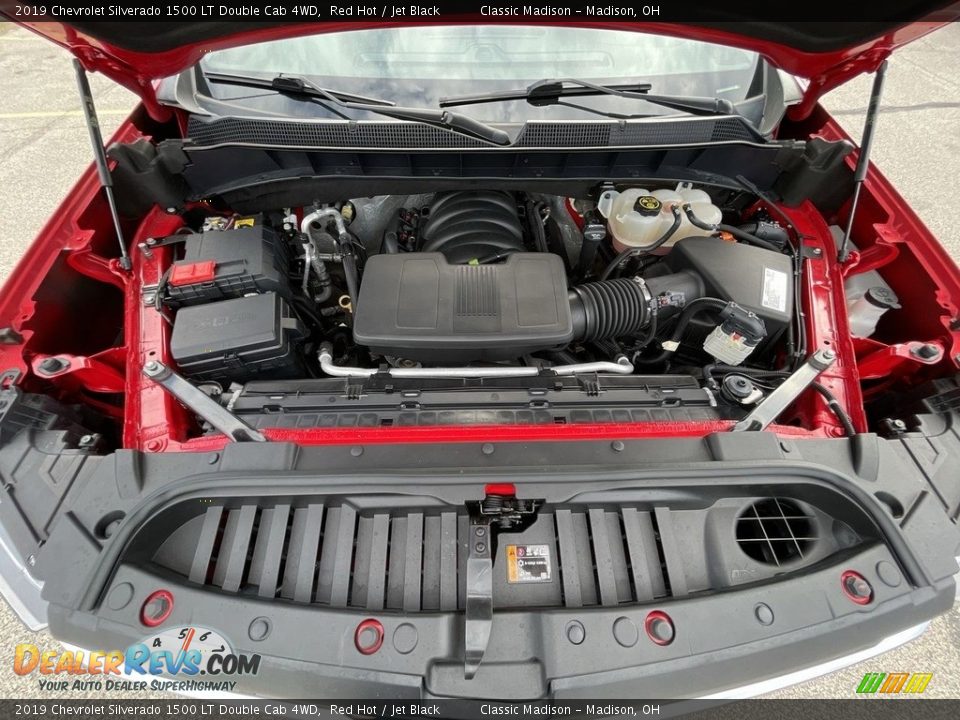 2019 Chevrolet Silverado 1500 LT Double Cab 4WD Red Hot / Jet Black Photo #17