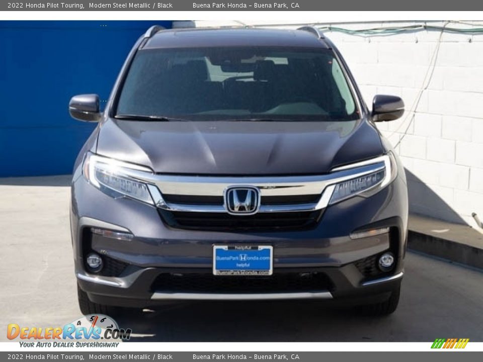 2022 Honda Pilot Touring Modern Steel Metallic / Black Photo #3