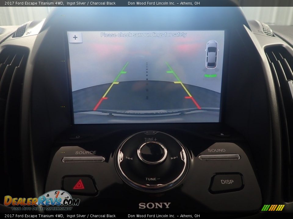 2017 Ford Escape Titanium 4WD Ingot Silver / Charcoal Black Photo #2