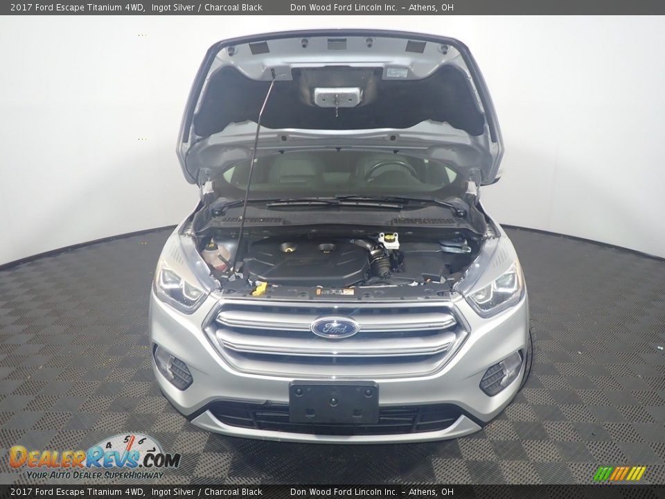 2017 Ford Escape Titanium 4WD Ingot Silver / Charcoal Black Photo #6