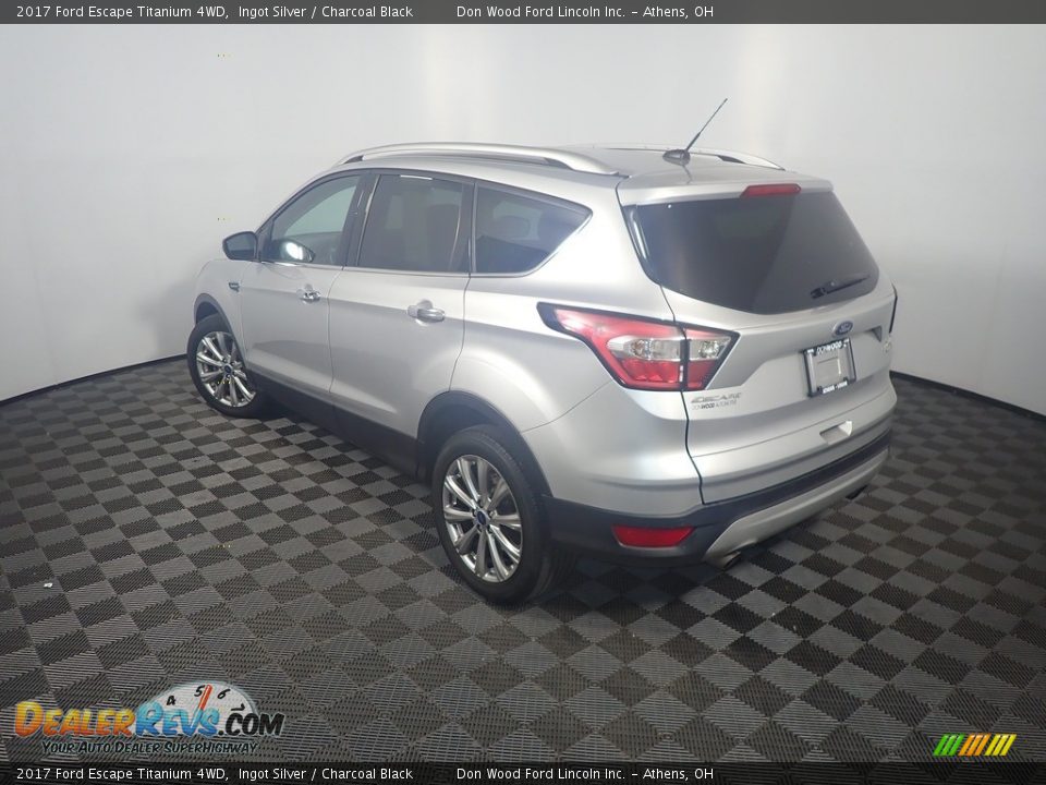2017 Ford Escape Titanium 4WD Ingot Silver / Charcoal Black Photo #12