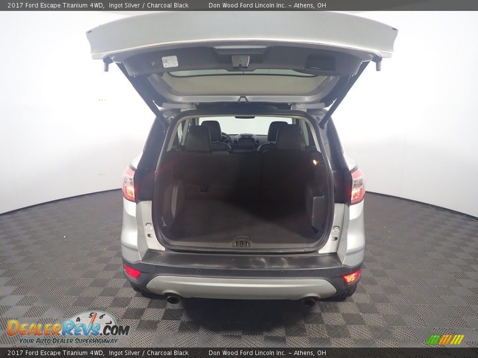 2017 Ford Escape Titanium 4WD Ingot Silver / Charcoal Black Photo #14
