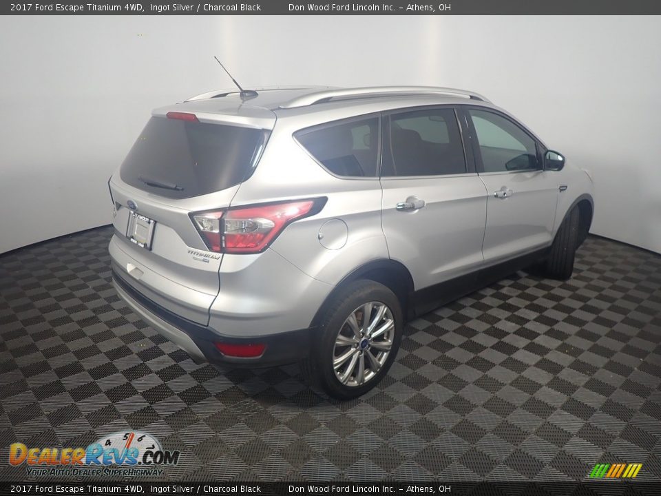 2017 Ford Escape Titanium 4WD Ingot Silver / Charcoal Black Photo #18