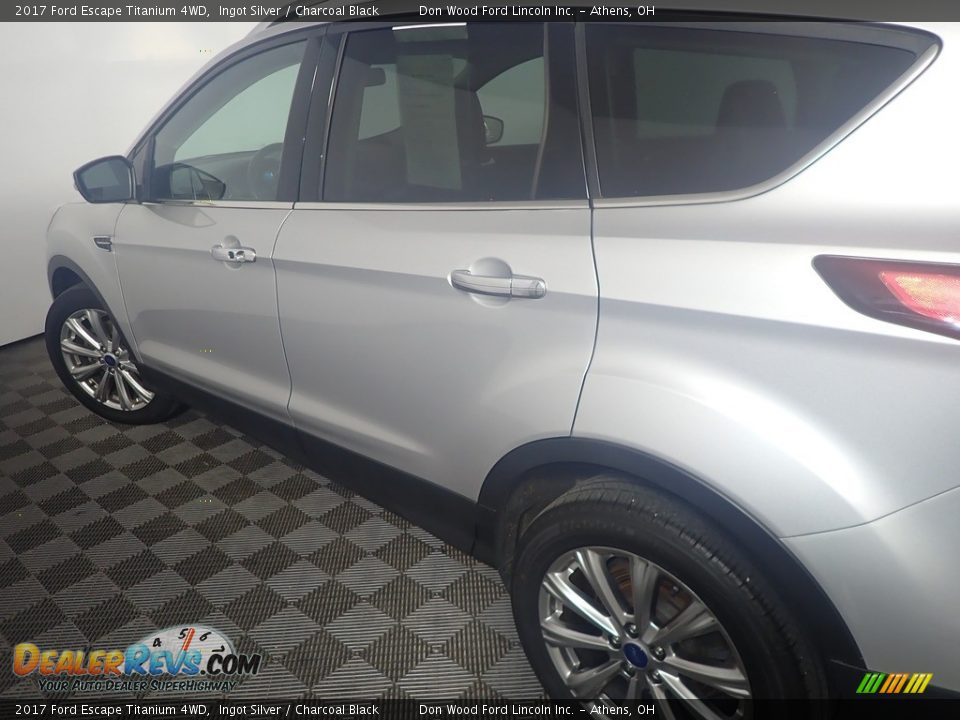 2017 Ford Escape Titanium 4WD Ingot Silver / Charcoal Black Photo #19