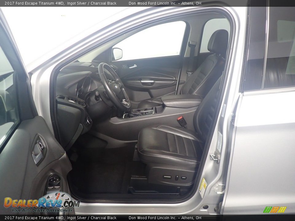 2017 Ford Escape Titanium 4WD Ingot Silver / Charcoal Black Photo #24