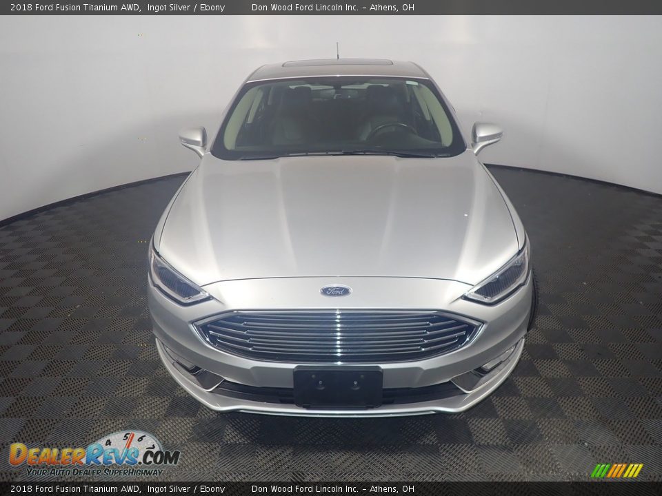 2018 Ford Fusion Titanium AWD Ingot Silver / Ebony Photo #6