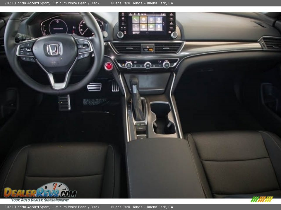 2021 Honda Accord Sport Platinum White Pearl / Black Photo #17