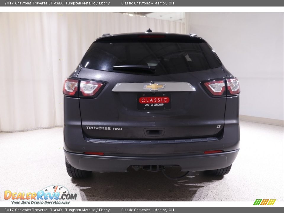 2017 Chevrolet Traverse LT AWD Tungsten Metallic / Ebony Photo #19