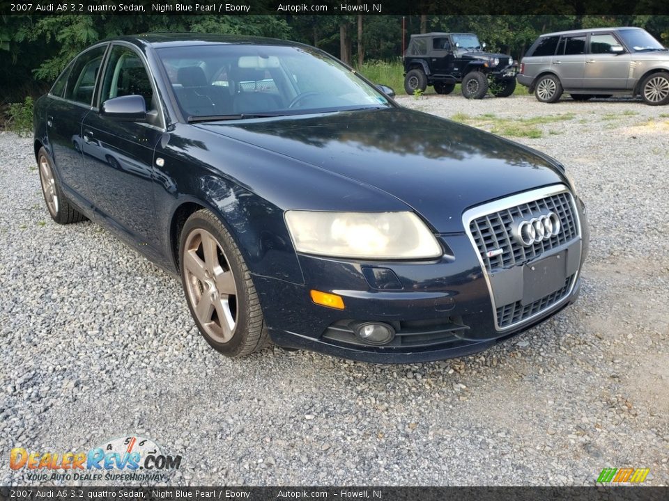 2007 Audi A6 3.2 quattro Sedan Night Blue Pearl / Ebony Photo #1