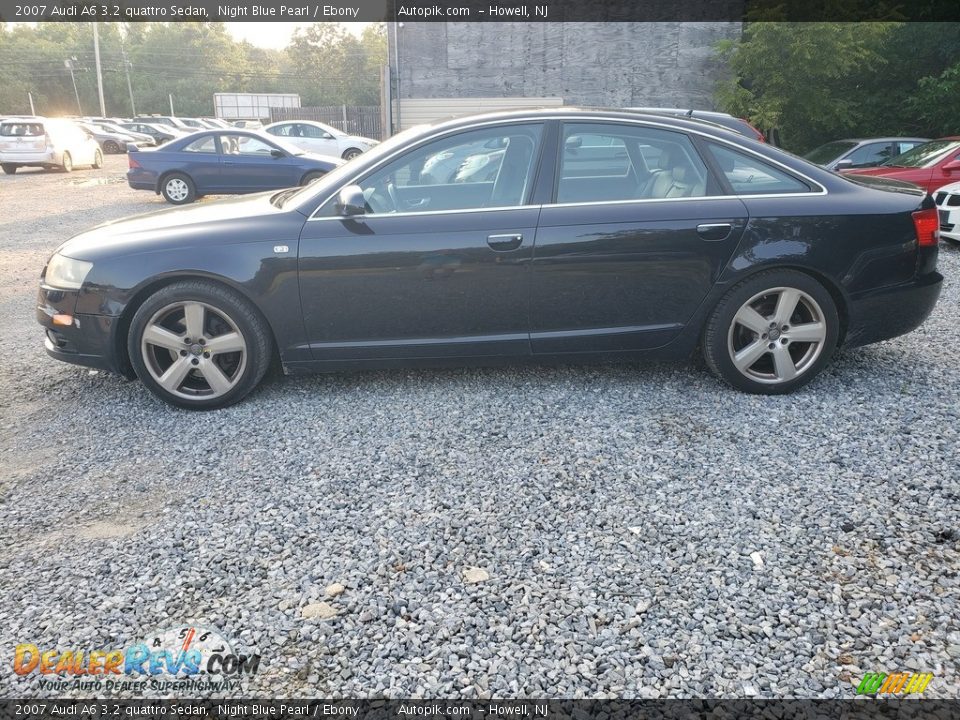 2007 Audi A6 3.2 quattro Sedan Night Blue Pearl / Ebony Photo #4