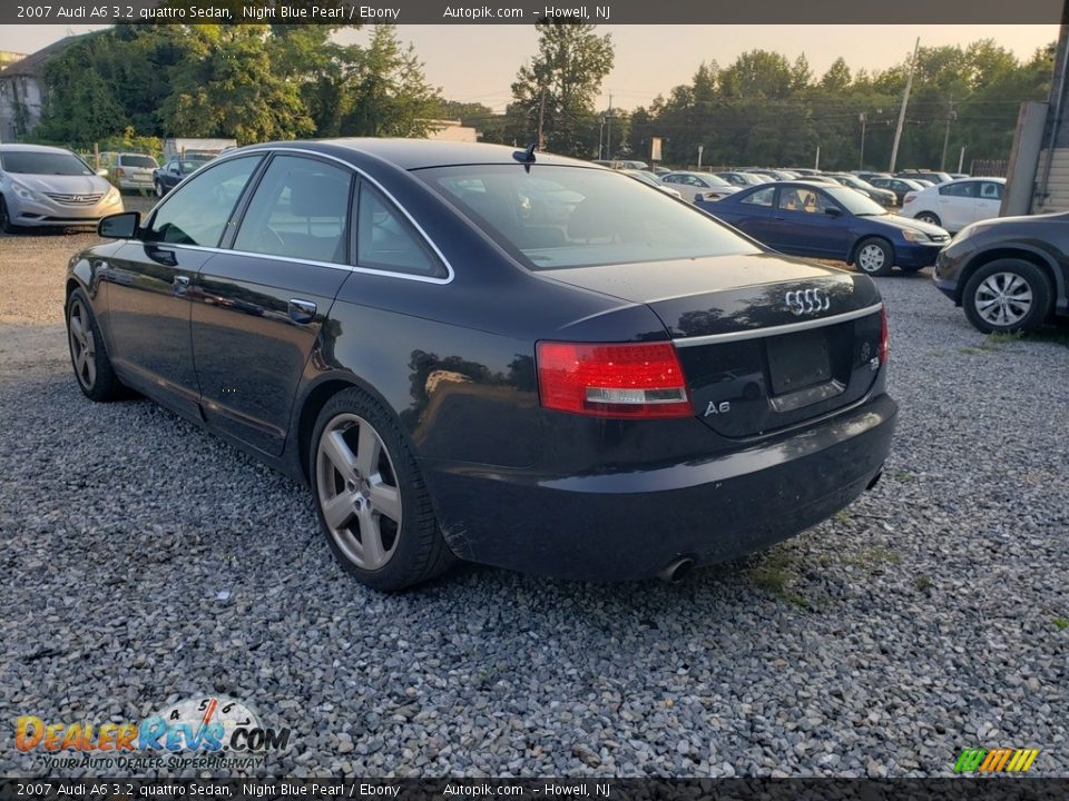 2007 Audi A6 3.2 quattro Sedan Night Blue Pearl / Ebony Photo #5