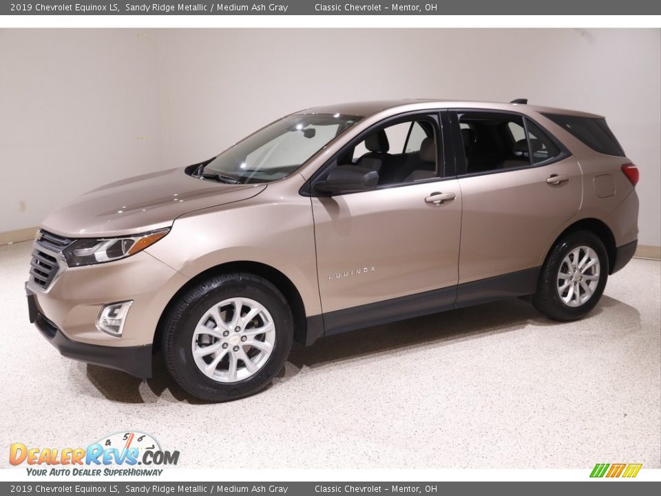 2019 Chevrolet Equinox LS Sandy Ridge Metallic / Medium Ash Gray Photo #3