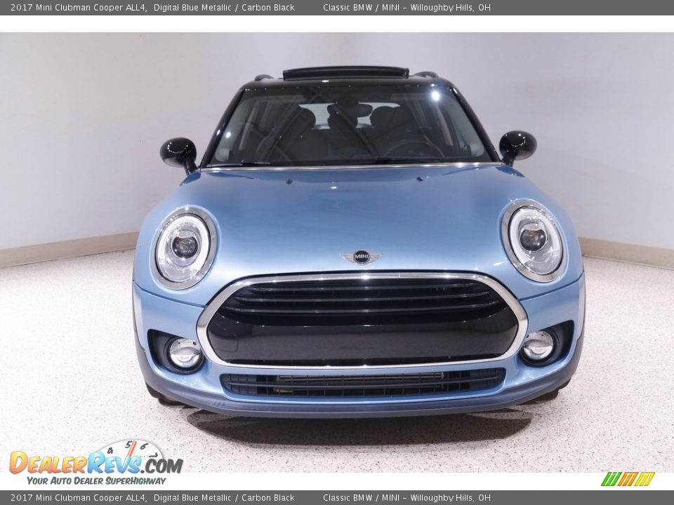 2017 Mini Clubman Cooper ALL4 Digital Blue Metallic / Carbon Black Photo #2