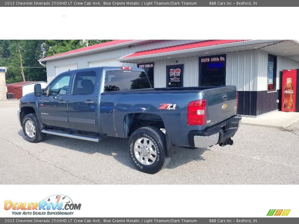 2013 Chevrolet Silverado 2500HD LT Crew Cab 4x4 Blue Granite Metallic / Light Titanium/Dark Titanium Photo #3