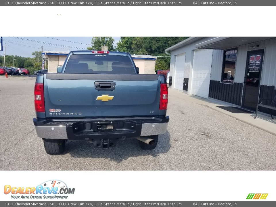 2013 Chevrolet Silverado 2500HD LT Crew Cab 4x4 Blue Granite Metallic / Light Titanium/Dark Titanium Photo #4