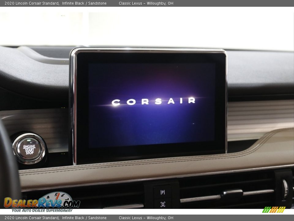 2020 Lincoln Corsair Standard Infinite Black / Sandstone Photo #10