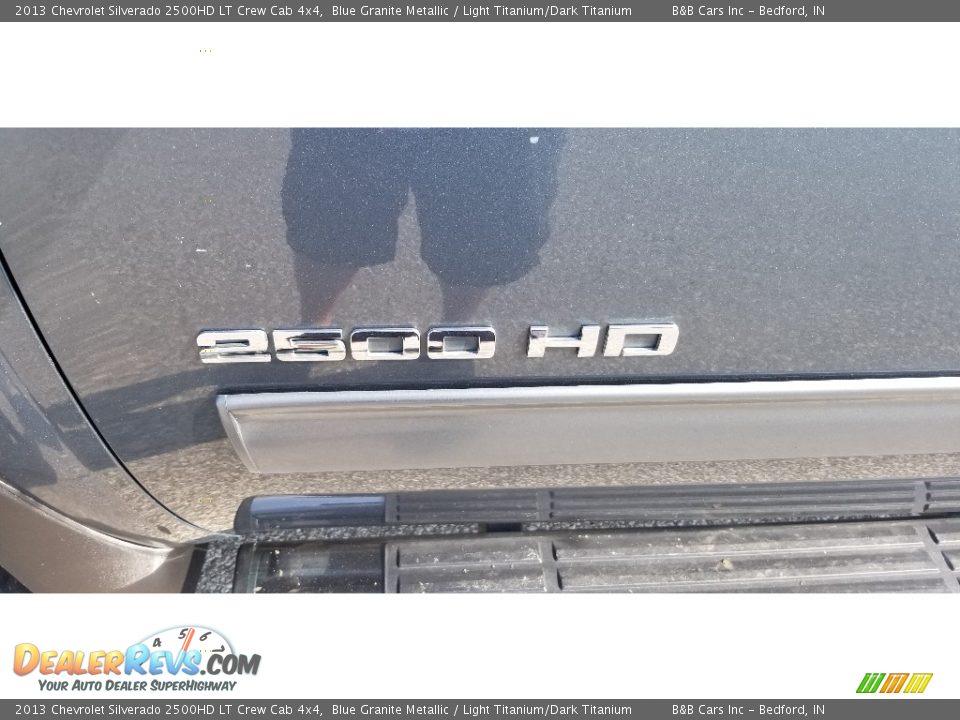 2013 Chevrolet Silverado 2500HD LT Crew Cab 4x4 Blue Granite Metallic / Light Titanium/Dark Titanium Photo #10