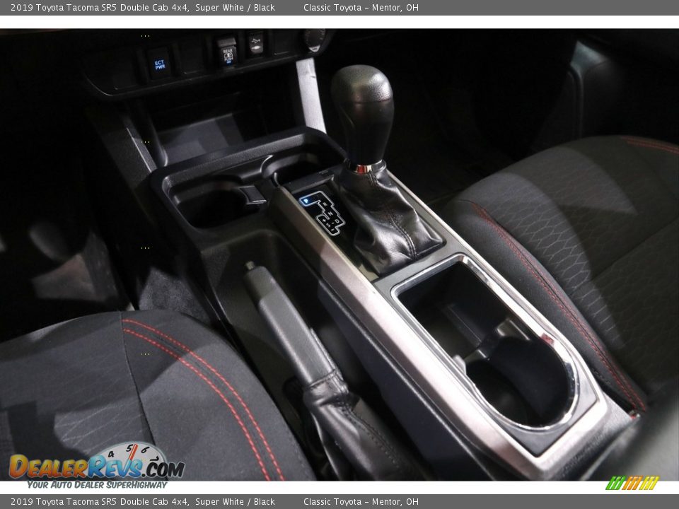 2019 Toyota Tacoma SR5 Double Cab 4x4 Super White / Black Photo #13