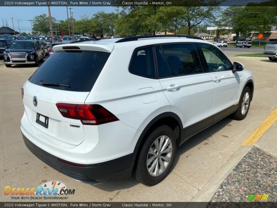2020 Volkswagen Tiguan S 4MOTION Pure White / Storm Gray Photo #2