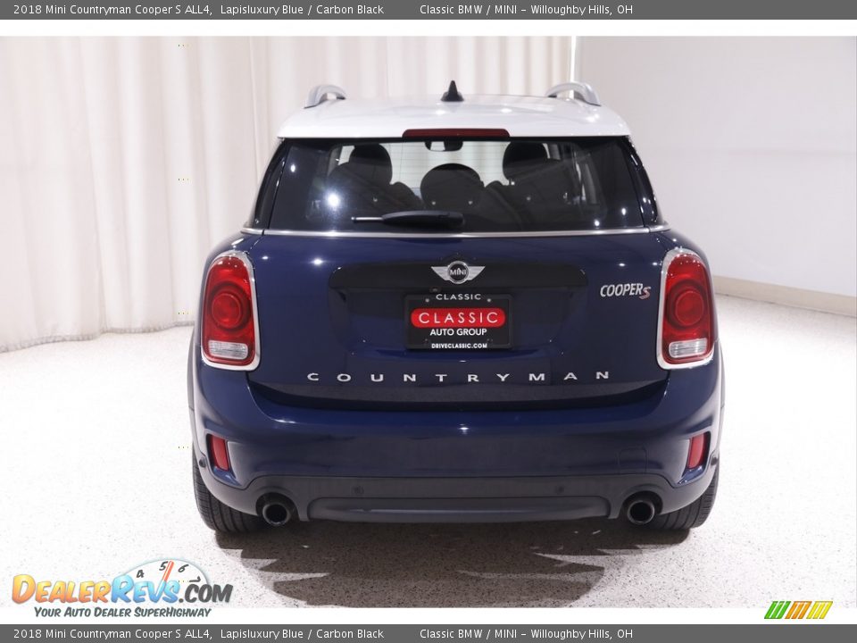 2018 Mini Countryman Cooper S ALL4 Lapisluxury Blue / Carbon Black Photo #20