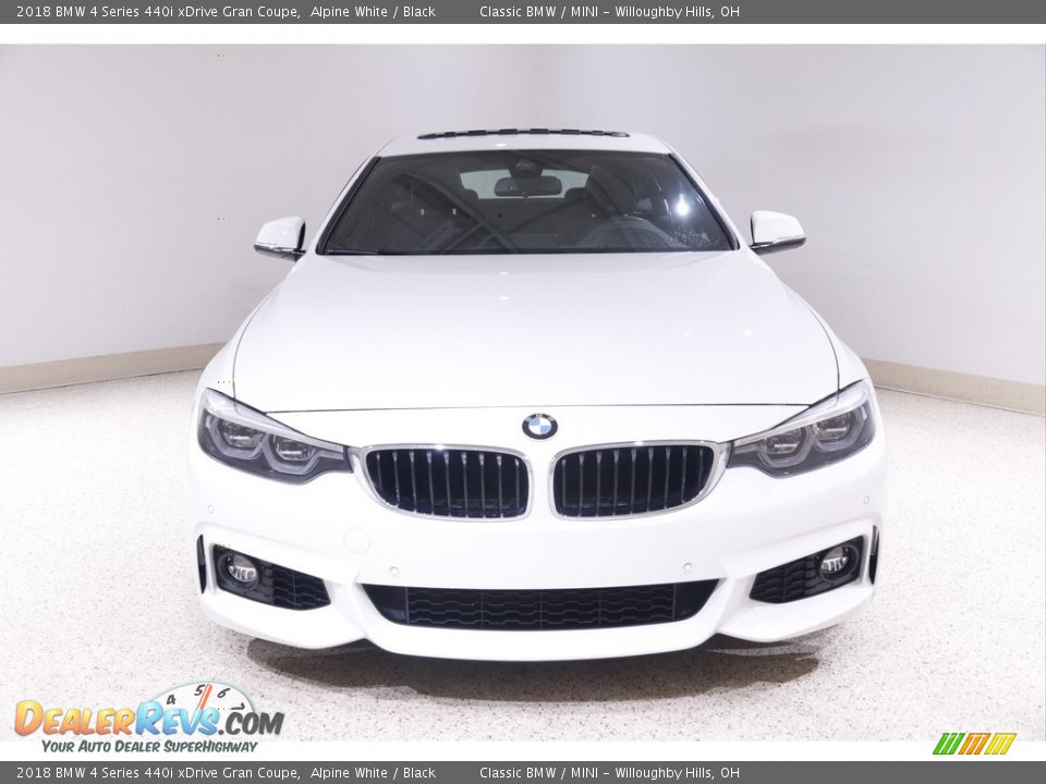 2018 BMW 4 Series 440i xDrive Gran Coupe Alpine White / Black Photo #2