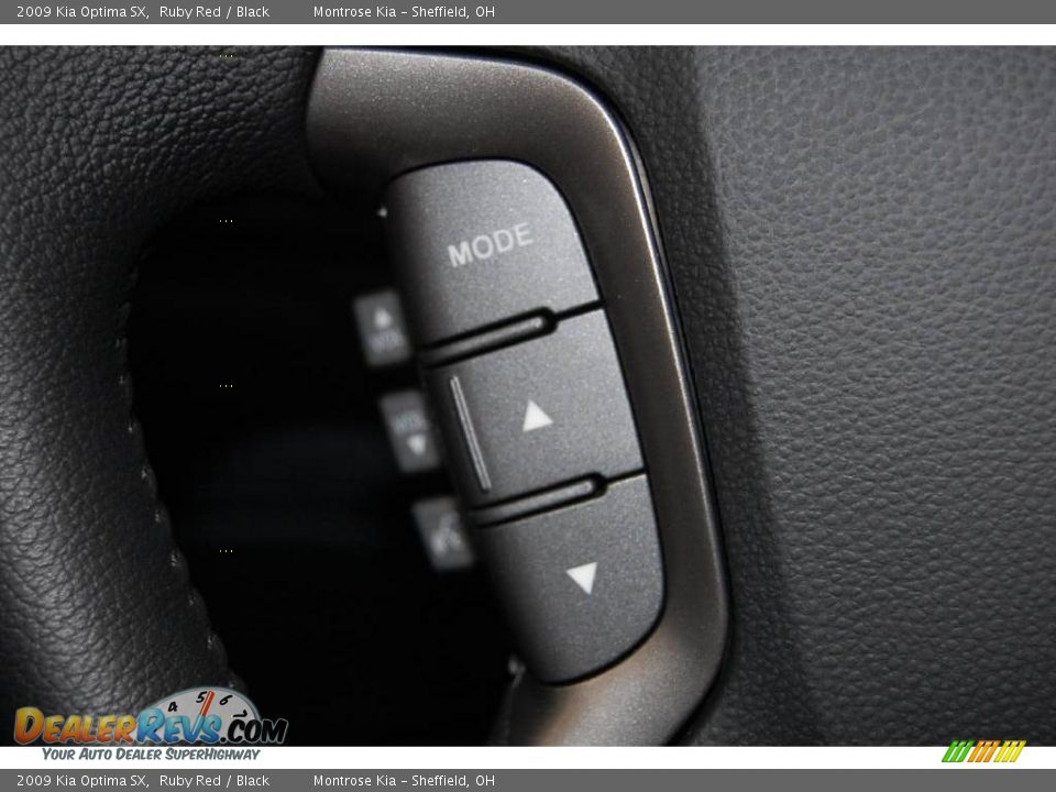 2009 Kia Optima SX Ruby Red / Black Photo #17