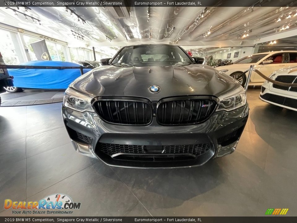 2019 BMW M5 Competition Singapore Gray Metallic / Silverstone Photo #6