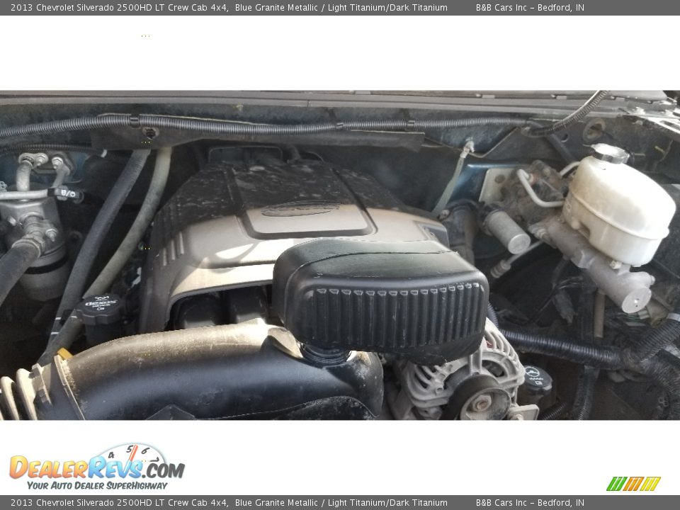 2013 Chevrolet Silverado 2500HD LT Crew Cab 4x4 Blue Granite Metallic / Light Titanium/Dark Titanium Photo #33