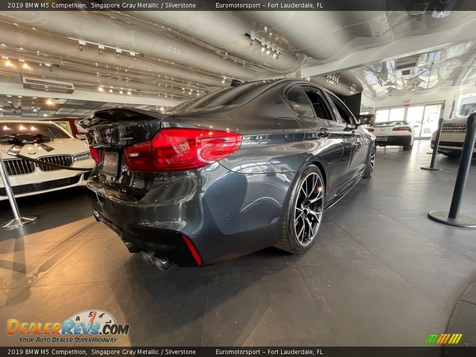 2019 BMW M5 Competition Singapore Gray Metallic / Silverstone Photo #8