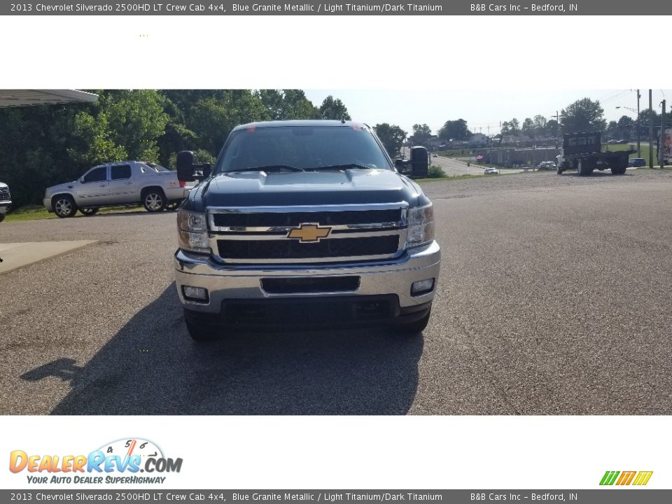 2013 Chevrolet Silverado 2500HD LT Crew Cab 4x4 Blue Granite Metallic / Light Titanium/Dark Titanium Photo #36