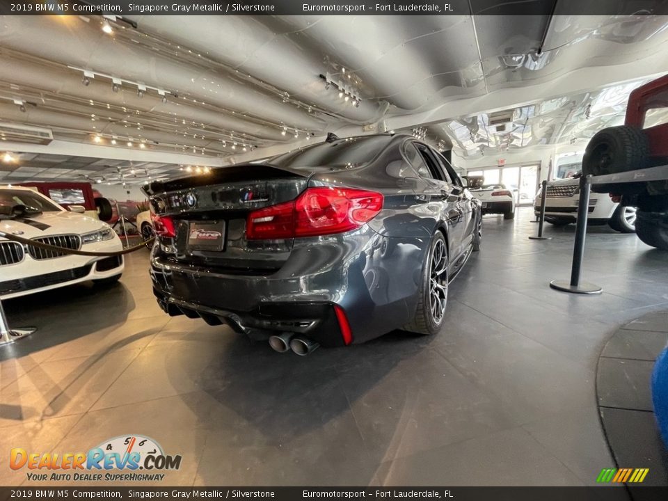 2019 BMW M5 Competition Singapore Gray Metallic / Silverstone Photo #10