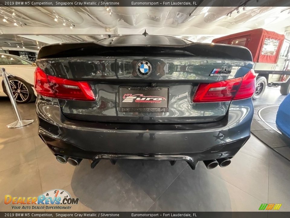 2019 BMW M5 Competition Singapore Gray Metallic / Silverstone Photo #12