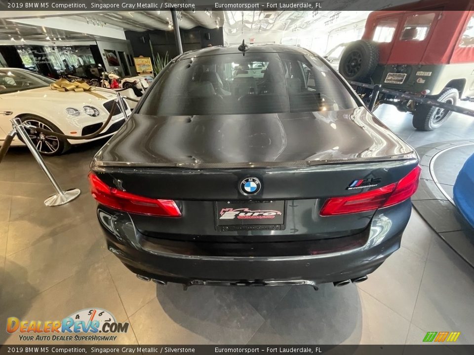 2019 BMW M5 Competition Singapore Gray Metallic / Silverstone Photo #13