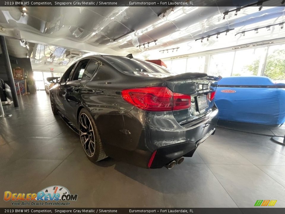 2019 BMW M5 Competition Singapore Gray Metallic / Silverstone Photo #14