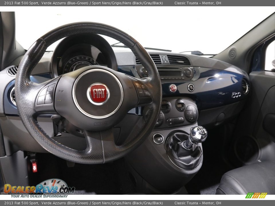 Dashboard of 2013 Fiat 500 Sport Photo #6