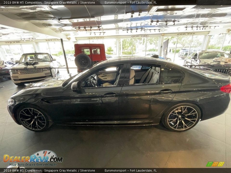 2019 BMW M5 Competition Singapore Gray Metallic / Silverstone Photo #18