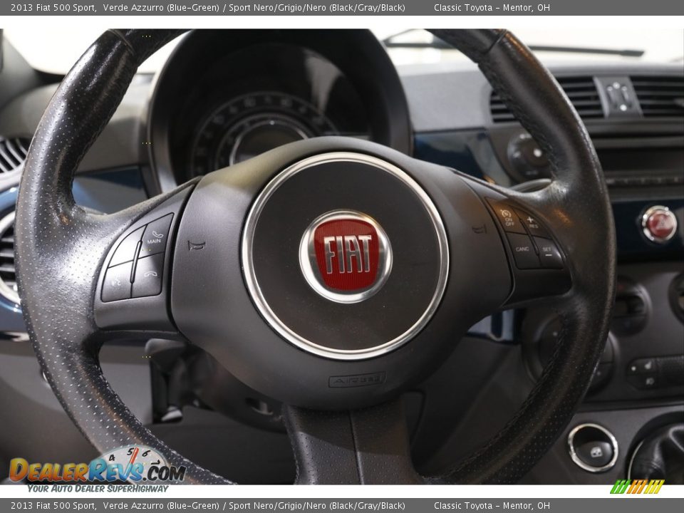 2013 Fiat 500 Sport Steering Wheel Photo #7
