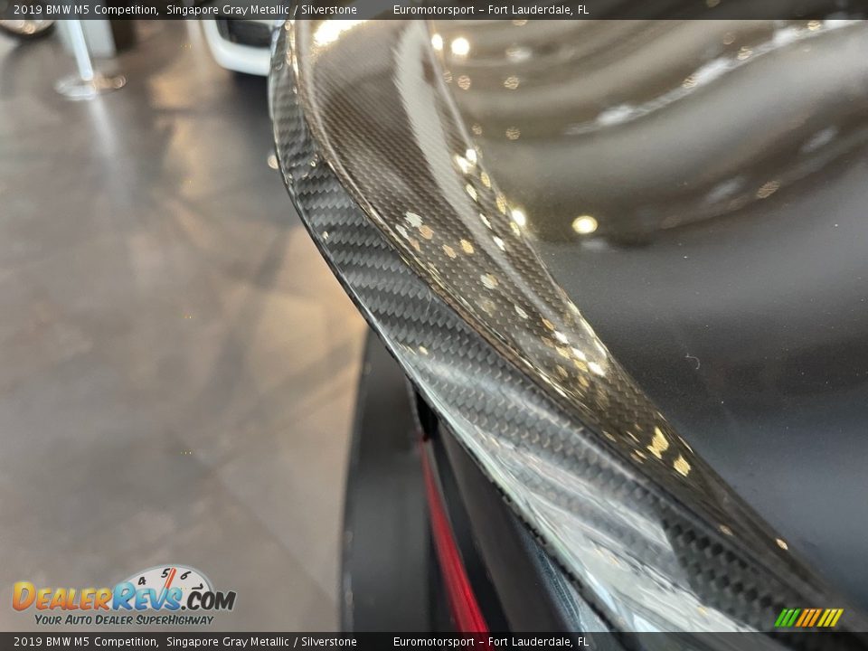 2019 BMW M5 Competition Singapore Gray Metallic / Silverstone Photo #22